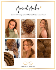 Infinity Braids® - Jolie - Apricot Amber