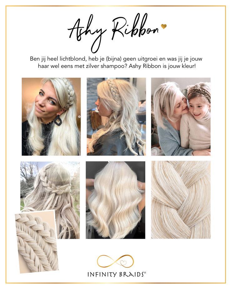 Infinity Braids® - Lizzy - Ashy Ribbon