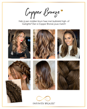 Infinity Braids® - Viènne - Copper Bronze