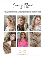 Infinity Braids® - Jolie - Creamy Toffee