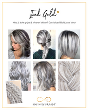 Infinity Braids® - Jolie  - Iced Gold