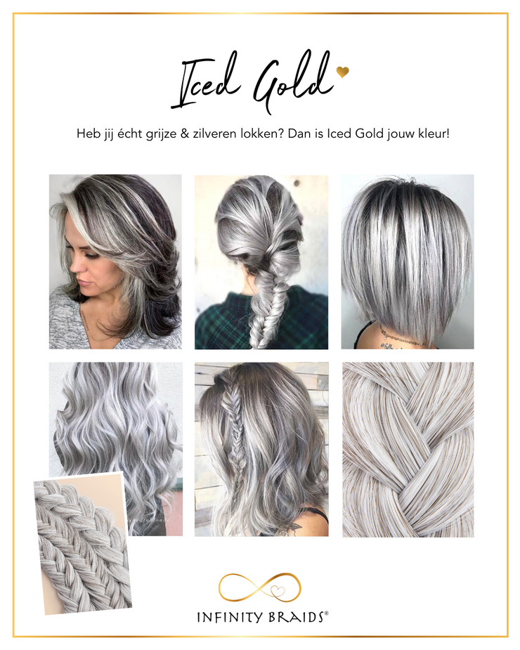 Infinity Braids® - Jolie  - Iced Gold