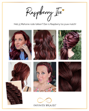 Infinity Braids® - Jolie - Raspberry Ice